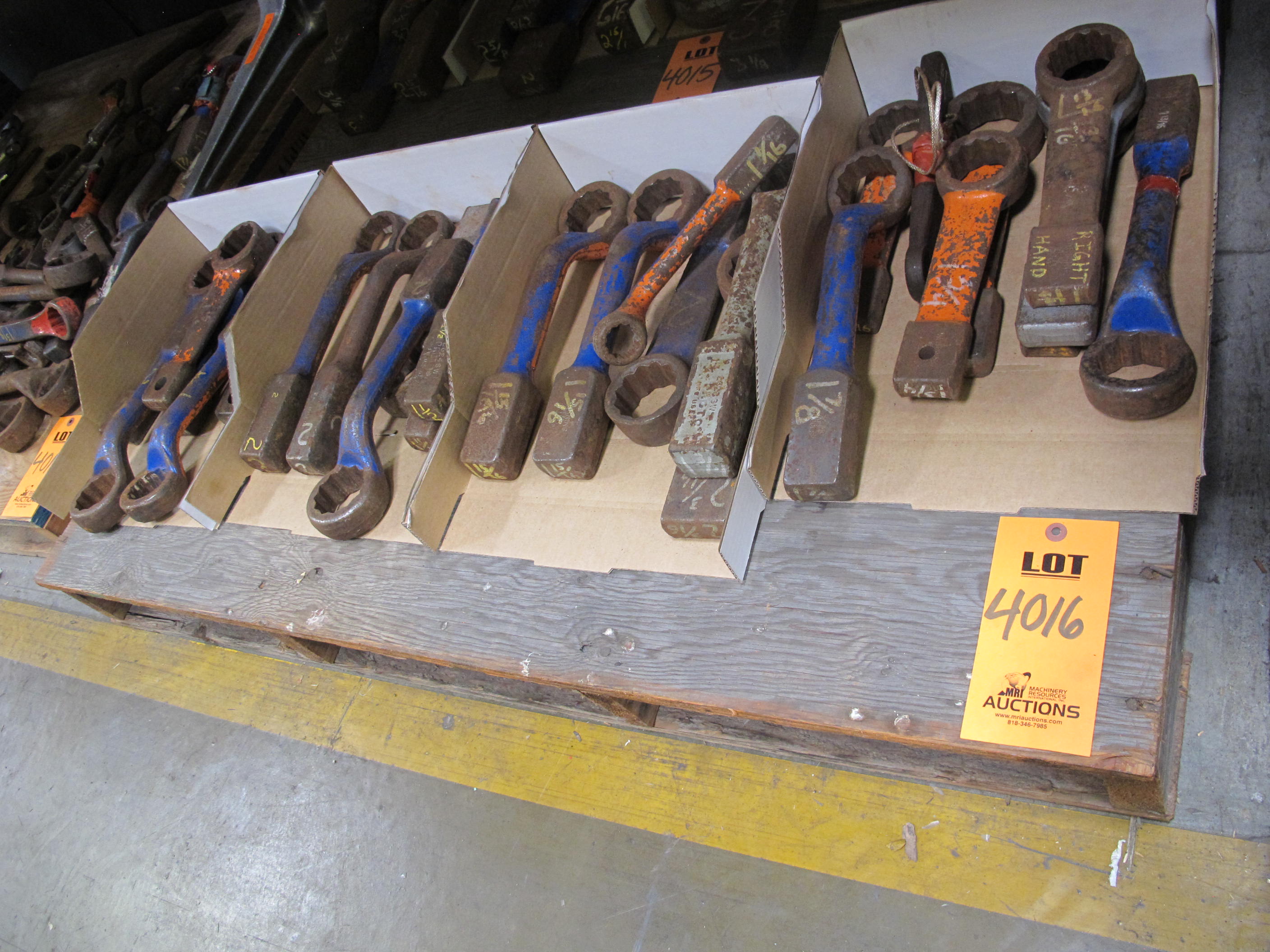 (8 BOXES) MISC. BOXED END WRENCHES, SMALL. LOADING & HANDLING FEE $10-4016